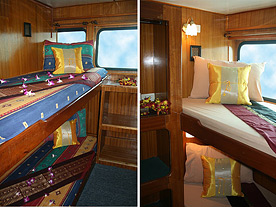 Andaman Tritan Similan Liveaboards Deluxe Standard Cabins